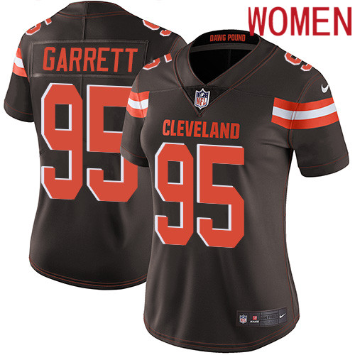 2019 Women Cleveland Browns #95 Garrett brown Nike Vapor Untouchable Limited NFL Jersey